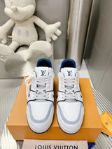 Louis Vuitton Trainer #54 Signature White Marine