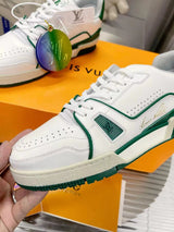 Louis Vuitton Trainer #54 Signature White Green