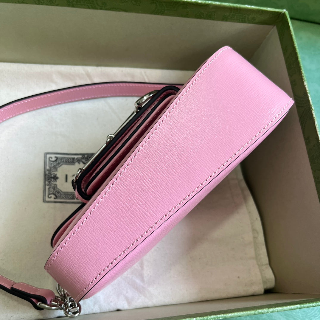 Bolsa GUCCI Horsebit Pink