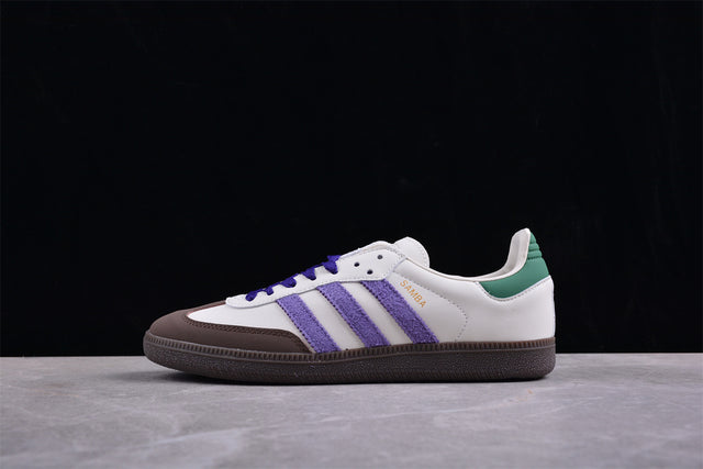 Adidas Samba OG Off White Core Purple Green Brown