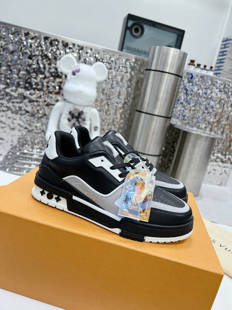 Louis Vuitton LV Trainer Black Grey White