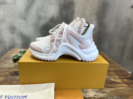 Louis Vuitton Archlight Trainer Monogram White Pink