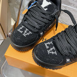 Louis Vuitton Trainer Maxi Black Crystals