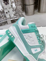 Louis Vuitton Trainer Green White