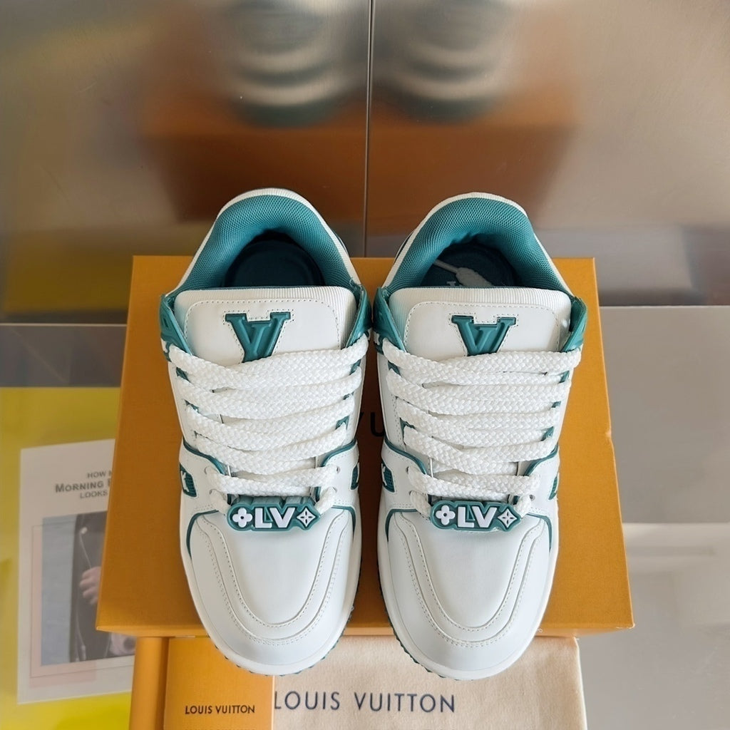 Louis Vuitton LV Trainer Maxi Sneaker White Green