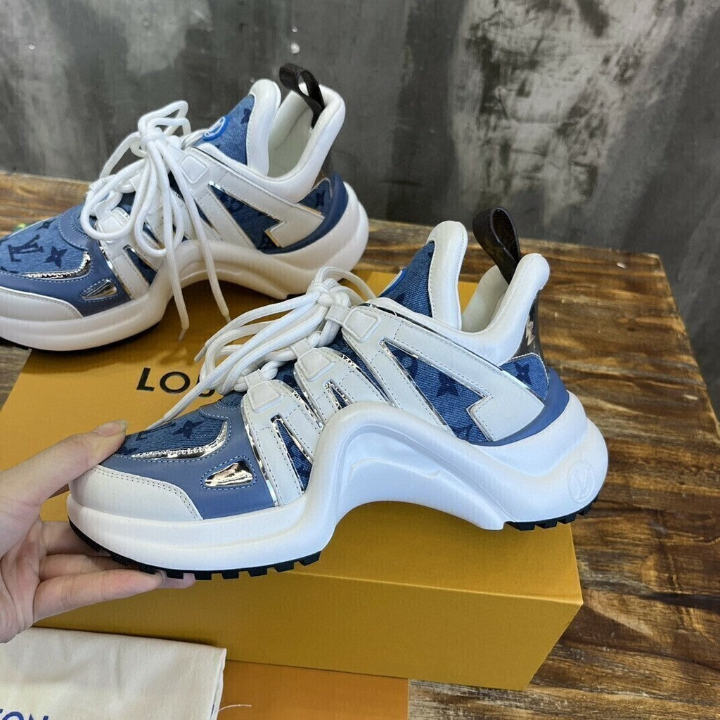 Louis Vuitton Archlight Trainer Monogram White Blue