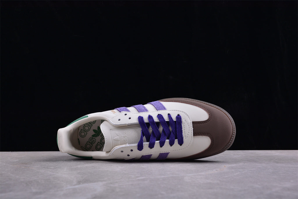 Adidas Samba OG Off White Core Purple Green Brown