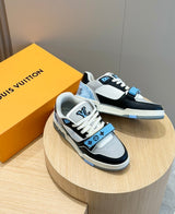 Louis Vuitton Trainer Velcro Blue White