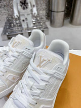 Louis Vuitton Trainer Denim White