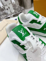 Louis Vuitton Trainer #54 Signature Green White