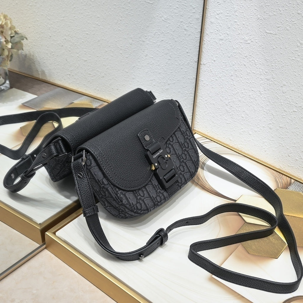 Mini Saddle Messenger Bag With Flap