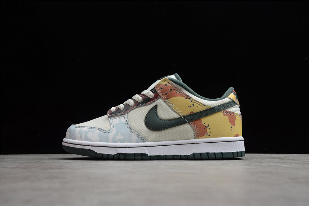 Nike Dunk Low SE Sail Multi-Camo DH0957-100 – Manfrim Store