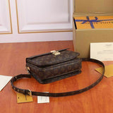 Louis Vuitton Pochette Métis East West Monogram Canvas Brown