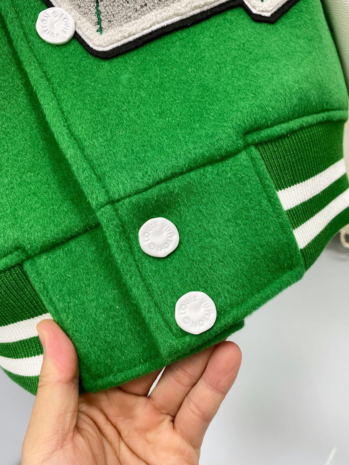 Jacket Varsity Louis Vuitton Green