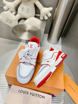 Louis Vuitton Trainer White Red 54