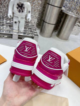 Louis Vuitton Trainer Pink White