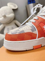 LOUIS VUITTON TRAINER WHITE/GREY/BROWN/ORANGE