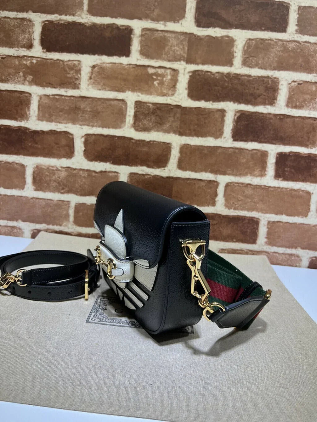 Gucci x adidas Horsebit 1955 Shoulder 658574AD