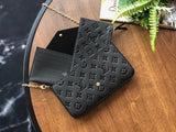 Louis Vuitton Felicie Pochette Monogram Empreinte Black