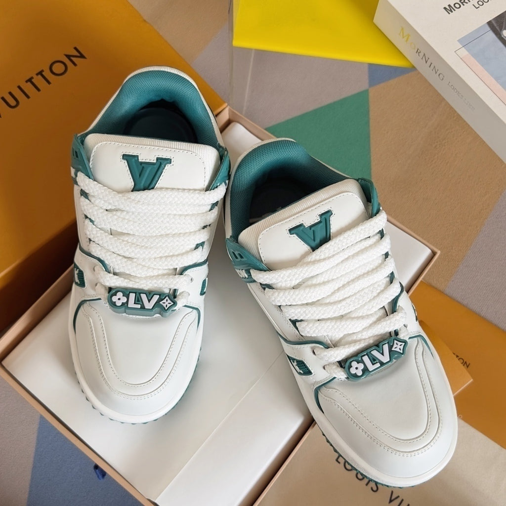 Louis Vuitton LV Trainer Maxi Sneaker White Green