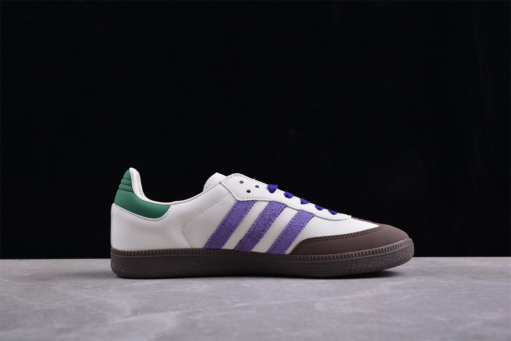 Adidas Samba OG Off White Core Purple Green Brown