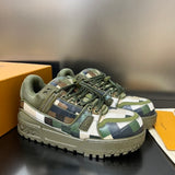 Louis Vuitton LV Trainer Maxi Sneaker Green Damoflage Damier