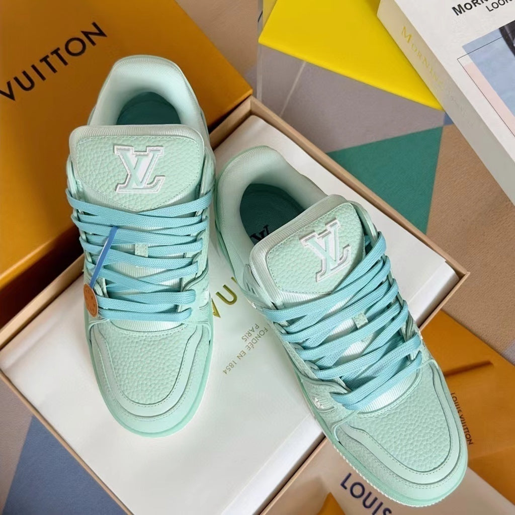 Louis Vuitton LV Trainer Mint Green White