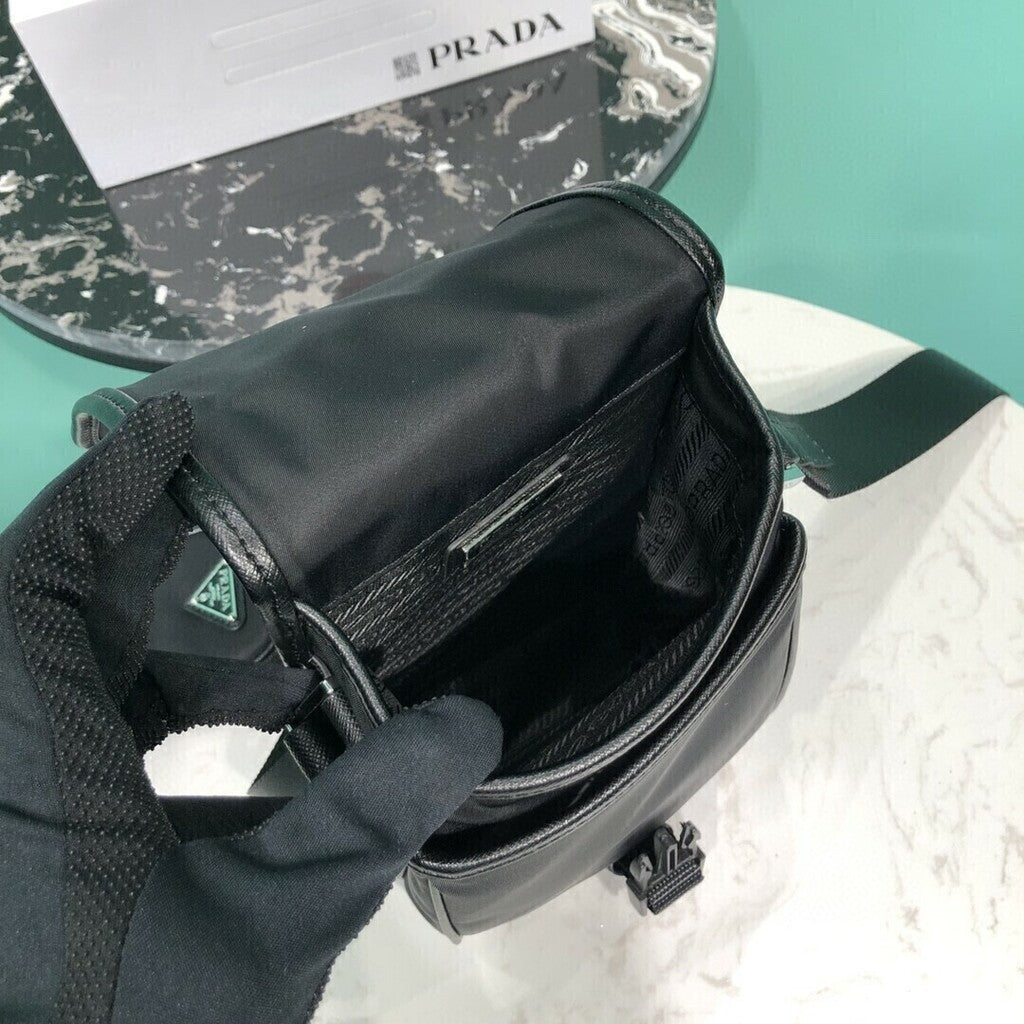 Prada Re-Nylon and Saffiano leather shoulder bag