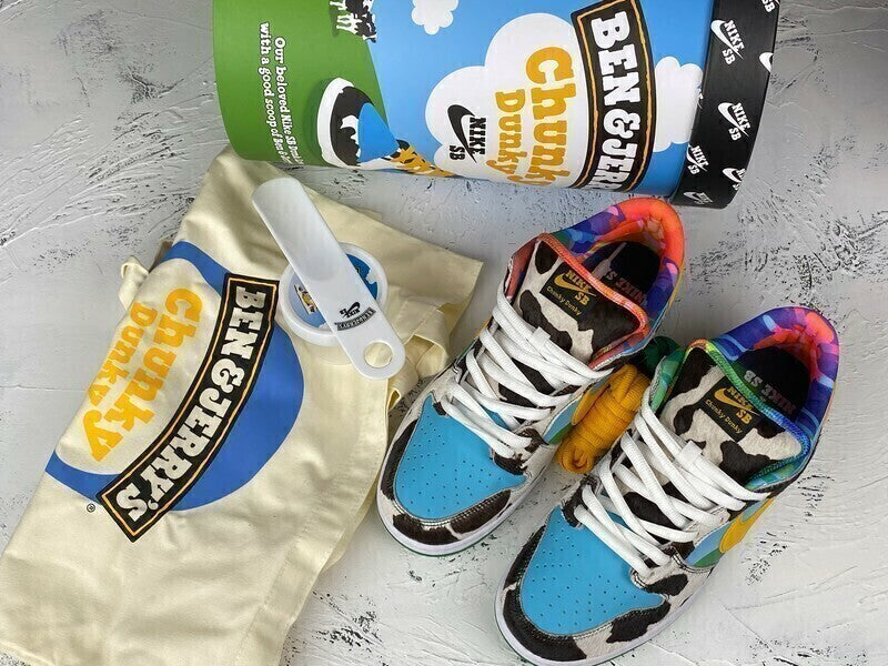 Nike SB Dunk Low Ben & Jerry's Chunky Dunky (Embalagem F&F)