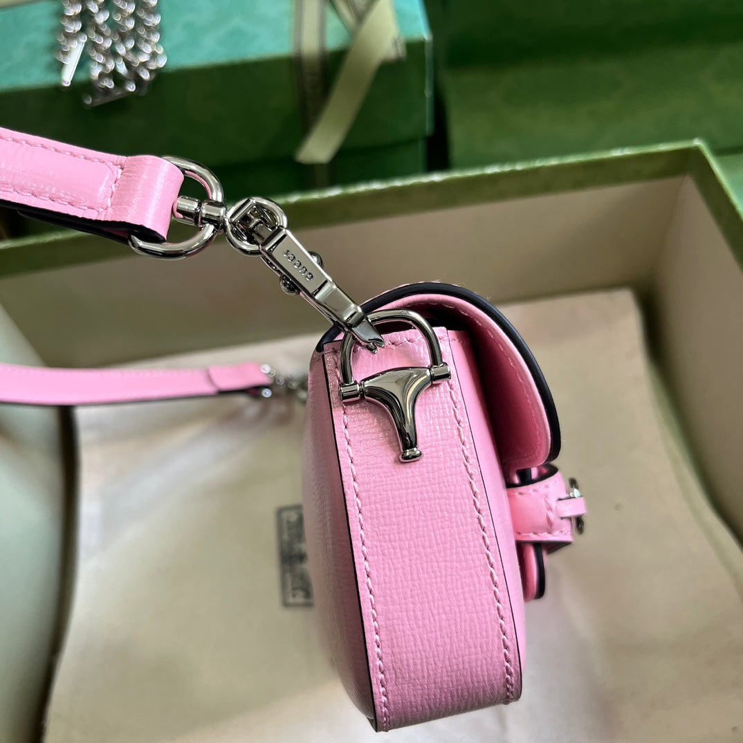 Bolsa GUCCI Horsebit Pink