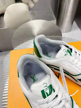 Louis Vuitton Trainer #54 Signature White Green