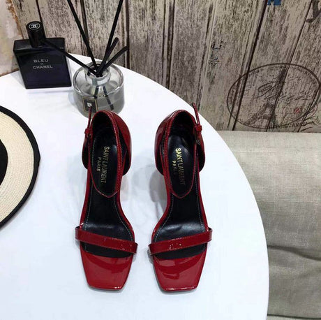 Saint Laurent Opyum Sandal Red