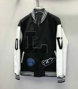 Jacket Varsity Louis Vuitton Black White