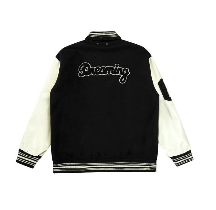 Jacket Varsity Louis Vuitton Black White