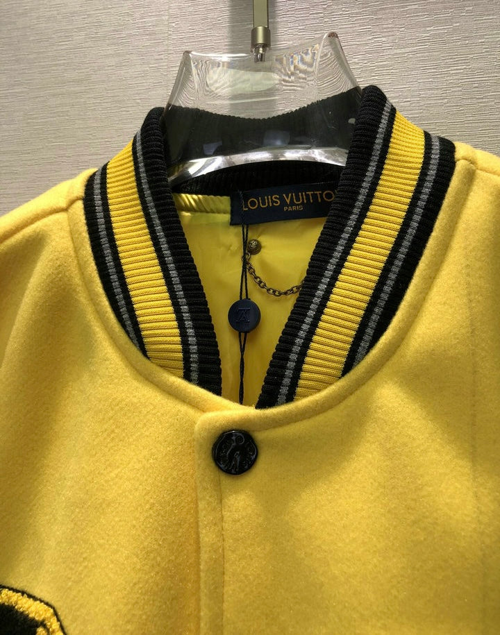 Jacket Varsity Louis Vuitton Yellow