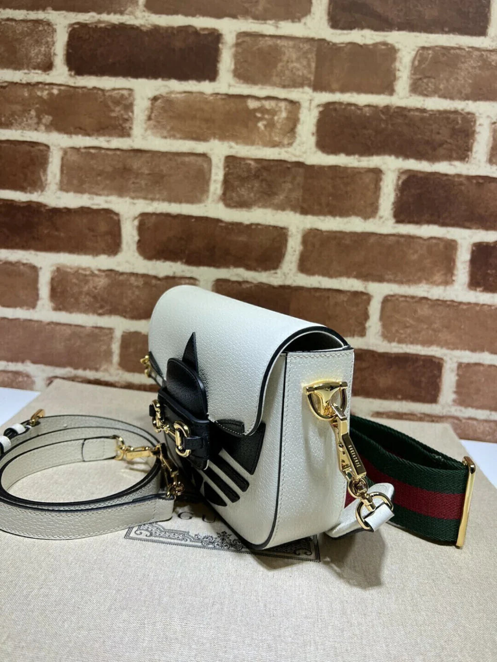 Gucci x adidas Horsebit 1955 Shoulder 658574AD