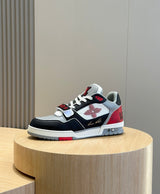 Louis Vuitton LV Trainer Red Grey Black