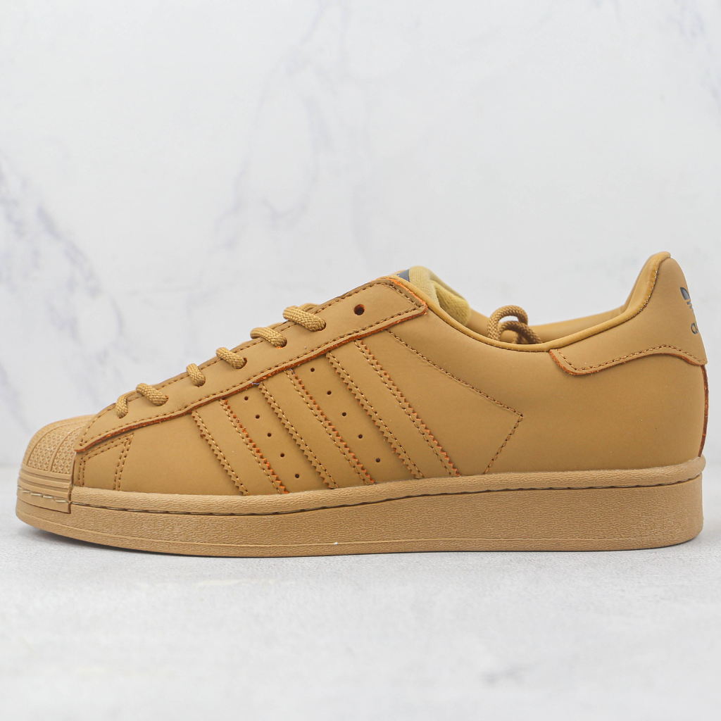 Adidas Superstar Trigo Bege Dourada GZ4831