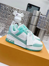 Louis Vuitton Trainer Green White