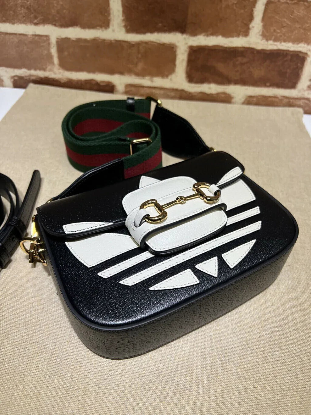 Gucci x adidas Horsebit 1955 Shoulder 658574AD