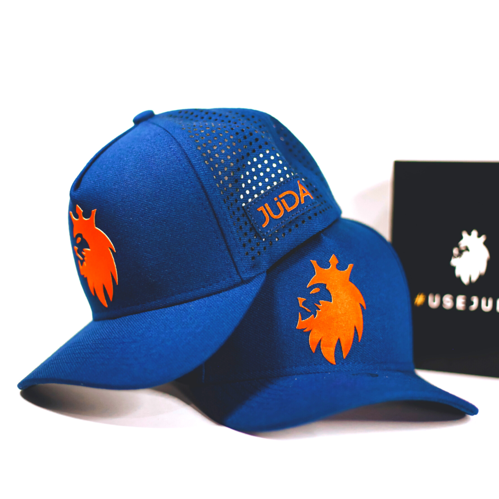 Boné Snapback Perfurado Azul Judá