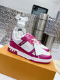 Louis Vuitton Trainer Pink White