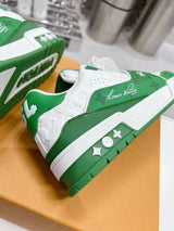 Louis Vuitton Trainer #54 Signature Green White