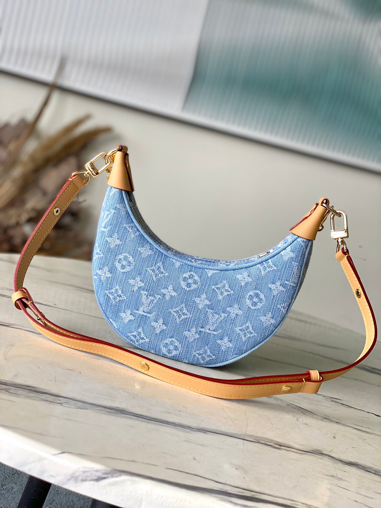 Bolsa Louis Vuitton Loop sky Blue Denim