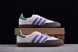 Adidas Samba OG Off White Core Purple Green Brown