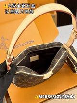 Bolsa Louis Vuitton Croissant MM Brown Monogram