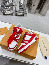 Louis Vuitton Trainer Red White