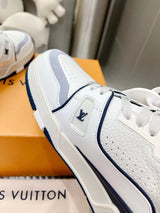 Louis Vuitton Trainer #54 Signature White Marine