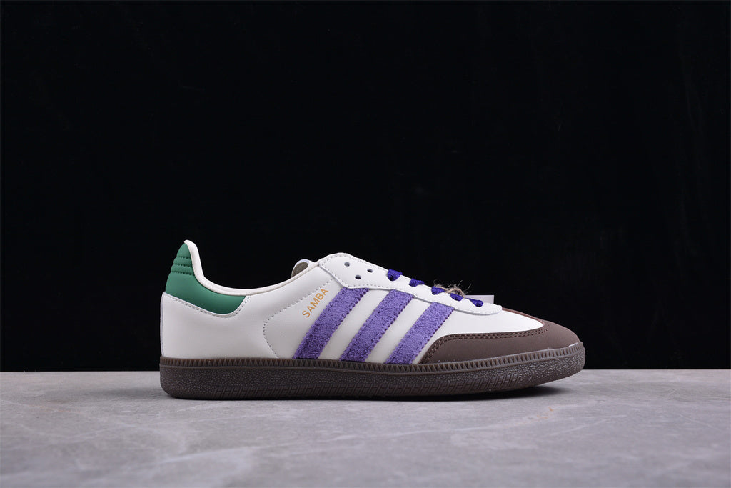 Adidas Samba OG Off White Core Purple Green Brown