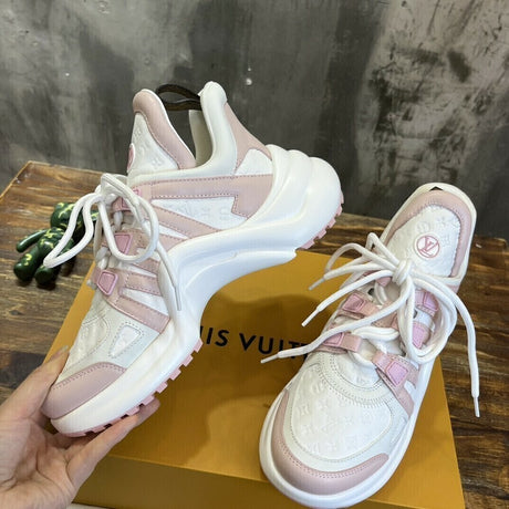 Louis Vuitton Archlight Trainer Monogram White Pink